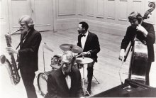 Gerry Mulligan, Dave Brubeck, Alan Dawson and Jack Six  